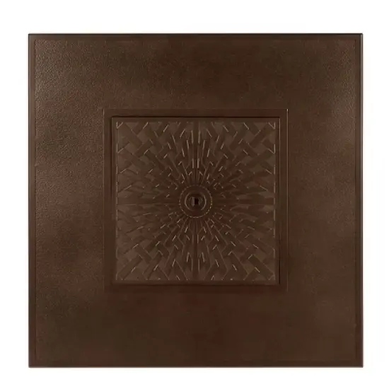 42" Square Aluminum 55000 BTUs Propane  Timeless Fire Table with 2 Covers - Oakland Living
 image {2}