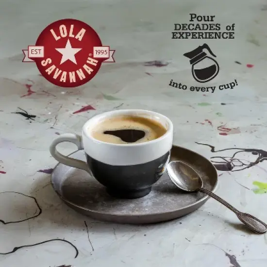 Lola Savannah Cr&egrave;me Brul&eacute;e Whole Bean Decaf Coffee - 32oz image {1}