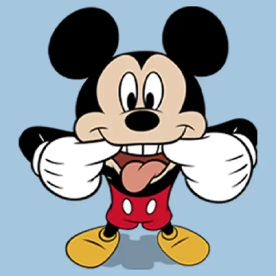 Boy's Disney Mickey Mouse Tongue Out T-Shirt image {1}