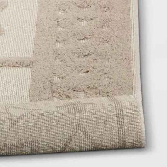 Outdoor Rug Tufted Geo Cream - Opalhouse&trade; image {3}