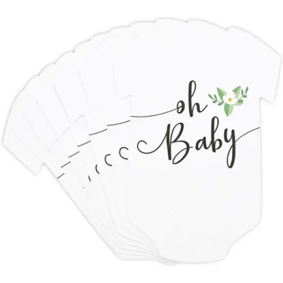 Sparkle and Bash 50 Pack Girl Baby Shower Prediction and Advice Cards for Parents to Be, Party Game with Floral Design, 5 x 7 In image {7}