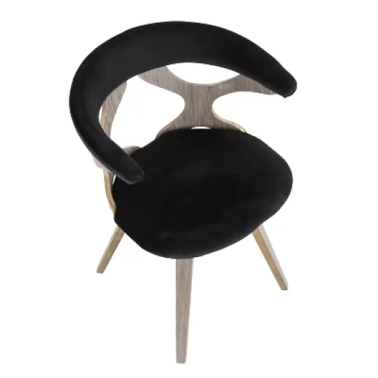 Gardenia Mid-Century Modern Dining Accent Chair with Swivel - LumiSource image {6}
