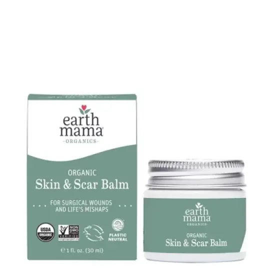 Earth Mama Organics Skin & Scar Balm 1 fl oz image {2}