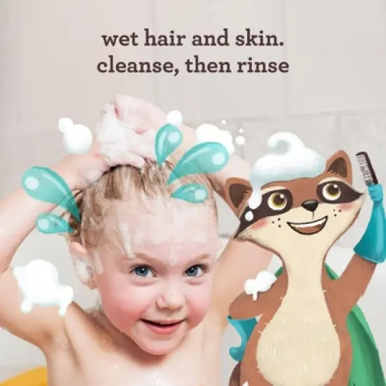 Aveeno Kids' 2-in-1 Hydrating Shampoo & Conditioner, Gently Cleanses, Conditions & Detangles Kids Hair - 12 fl oz image {4}