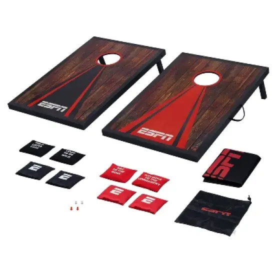 ESPN Cornhole Board Set, 2&rsquo;x3&rsquo; Wood Cornhole Boards Includes Cornhole Bags and Travel Case &ndash; (ES-CH225.EXv24) image {5}