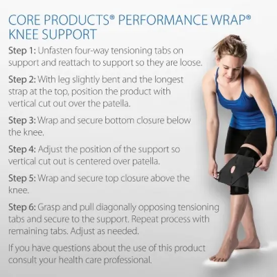 Core Products Performance Wrap Knee Support image {6}