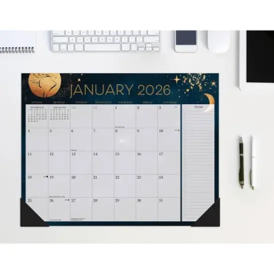 Willow Creek Press Moon Magic Academic July 2025 - June 2026 22"x17" Large Monthly Deskpad Calendar image {5}