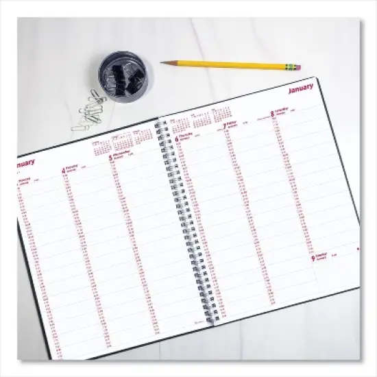 DuraFlex Weekly Planner, 11 x 8.5, Black Cover, 12-Month (Jan to Dec): 2026 image {3}