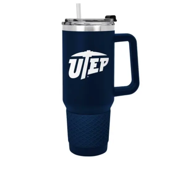 NCAA UTEP Miners Colossus Travel Mug - 40oz: Stainless Steel, Silicone Grip image {3}