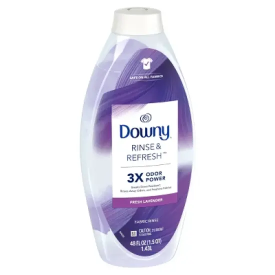 Downy Rinse & Refresh Laundry Odor Remover And Fabric Softener - Fresh Lavender - 48 fl oz image {2}