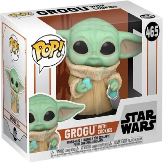 Funko Pop! Star Wars: The Mandalorian - Grogu wih Cookies image {1}