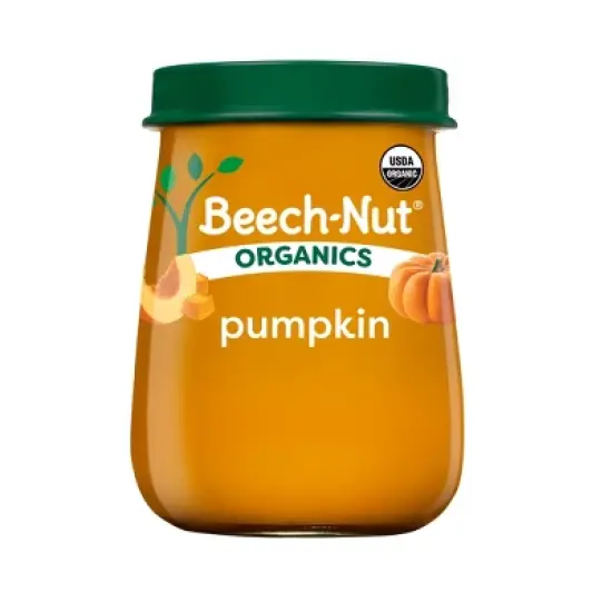Beech-Nut Non-GMO Organics Pumpkin Baby Food Jar - 4oz image {7}