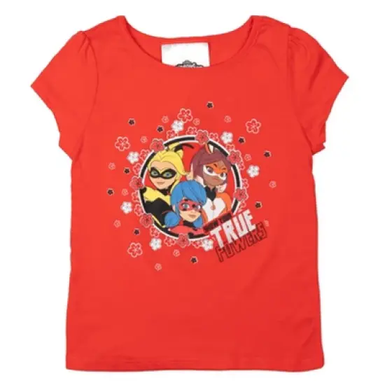 Miraculous Ladybug Rena Rouge Girls T-Shirt Skirt and Headband 3 Piece Outfit Set Little Kid to Big Kid  image {3}