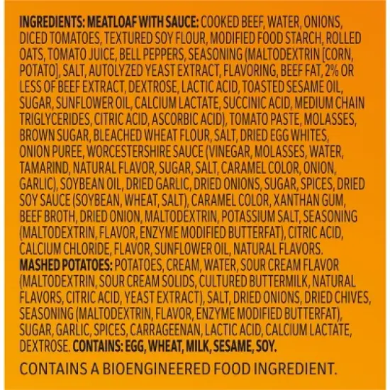 Lean Cuisine Protein Kick Frozen Meatloaf with Mashed Potatoes Microwave Meal - 9.375oz image {8}