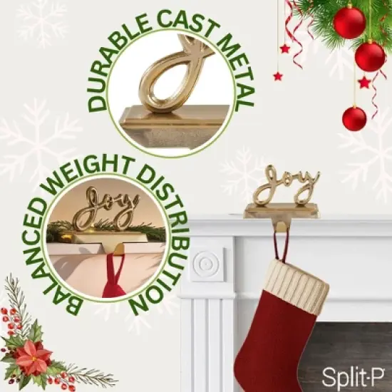 Split P Joy Stocking Hanger image {2}