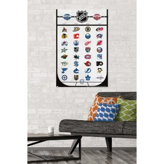 Trends International NHL League - Logos 22 Unframed Wall Poster Prints image {1}