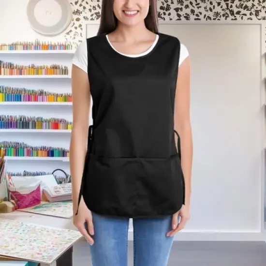 Dalix Cobbler Apron 2 Pockets Smock Regular 28.5" x 18.5" image {1}