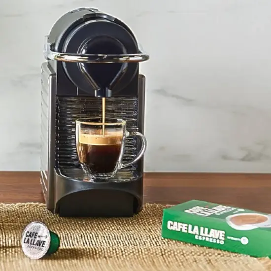 Cafe La Llave Espresso Dark Roast Nespresso Original Line Coffee Pods - 10ct image {3}
