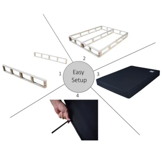 ChaletPosh Wooden Box Spring image {8}