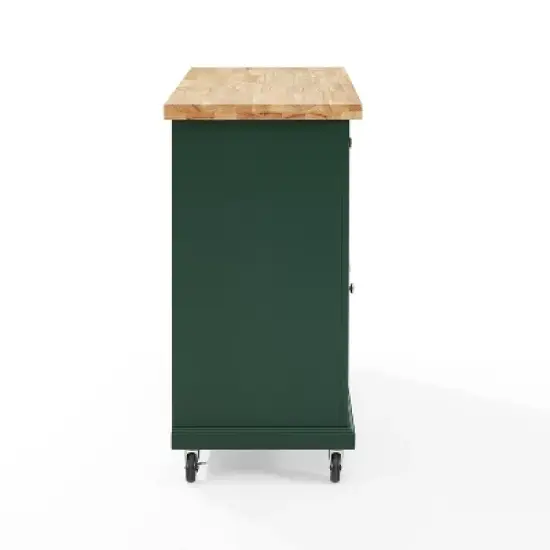 Madison Kitchen Island/Cart Emerald Green - Crosley image {15}