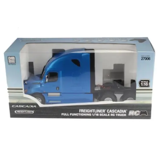 Diecast Masters 1/16 Radio Control Freightliner Cascadia Truck With Raised Roof Sleeper Cab Transport Series 27006 image {7}