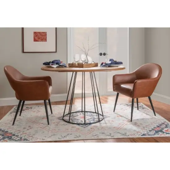 Serena Round Dining Table Natural - Powell image {5}