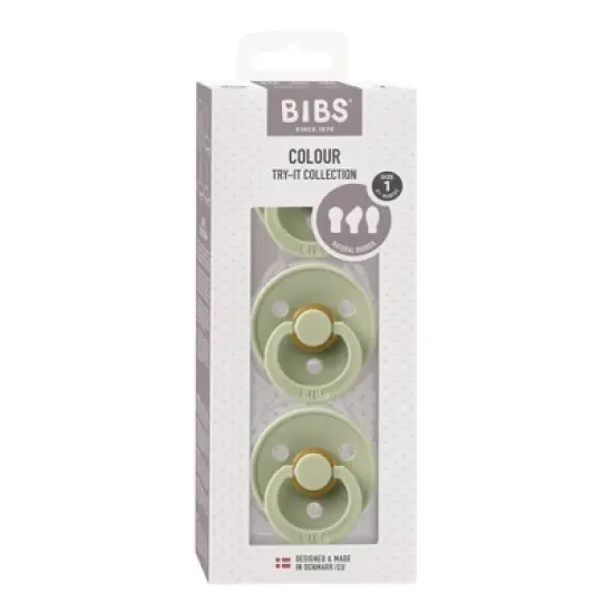 Bibs Try-It Colour Latex Pacifier - 3pk image {6}