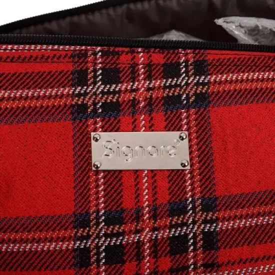 Signare USA Royal Stewart Tartan Red Big Holdall/Duffel Bag image {4}