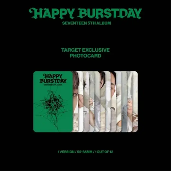SEVENTEEN 5th Studio Album 'HAPPY BURSTDAY' (Target Exclusive, CD) image {1}