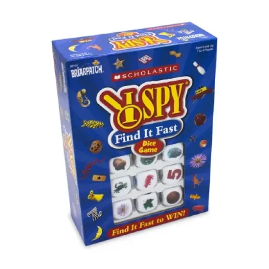 I Spy Find It Fast Dice Game: Briarpatch Educational Patterns & Board Activity, 1-4 Players, Includes Cards & Instructions image {5}