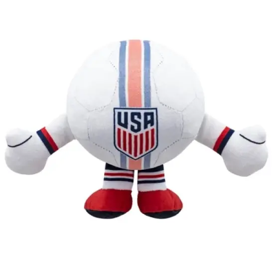 Bleacher Creatures US Soccer 8" Kuricha Soccer Ball Sitting Plush image {3}