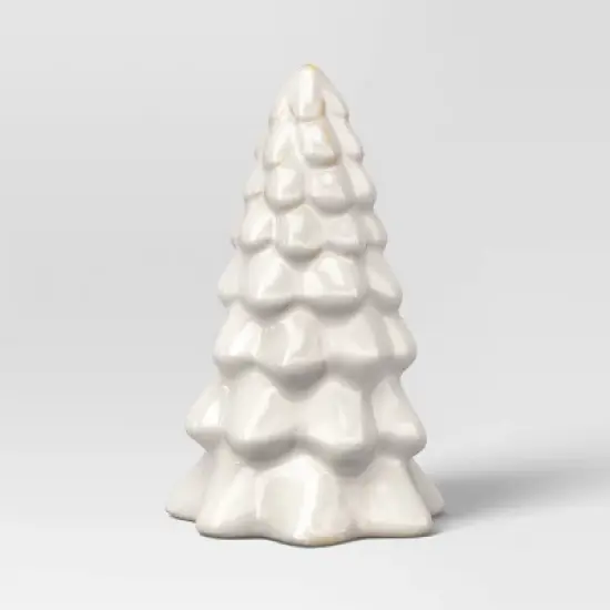 3ct Christmas Ceramic White Tree Set - Wondershop&trade; image {2}