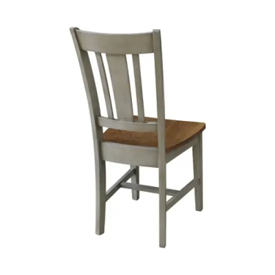 Set of 2 San Remo Splatback Chairs - International Concepts image {4}