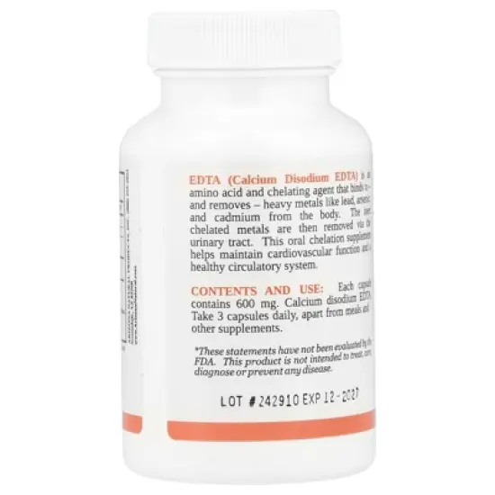 Arizona Natural EDTA, 600 mg, 100 Capsules image {2}