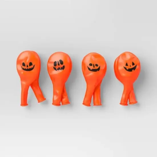 8pk Pumpkins Balloon Set - Hyde and EEK! Boutique&trade; image {2}
