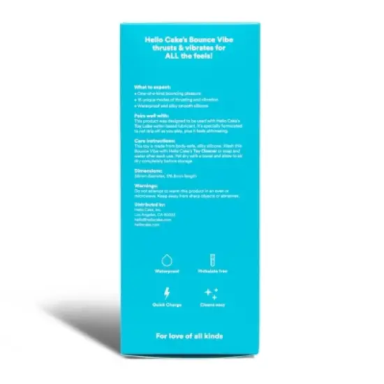 Hello Cake Bounce Vibe Thrusting Vibrator image {9}