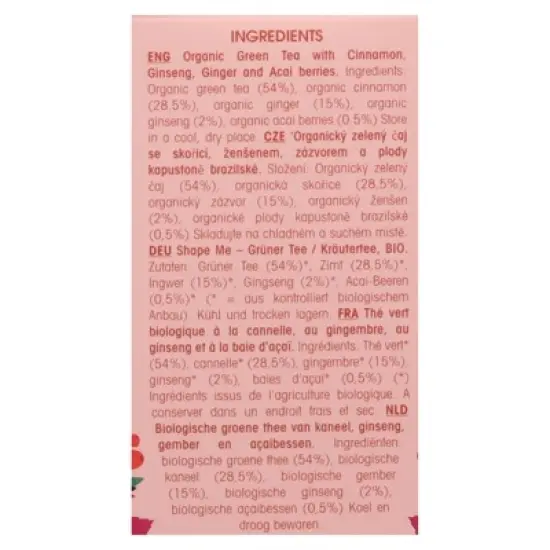 English Tea Shop Organic Shape Me Tea - Case of 6/15 Bags image {5}