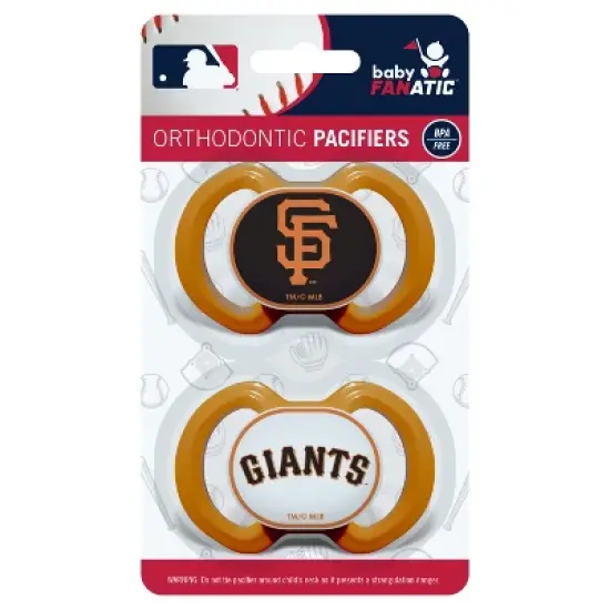 BabyFanatic Officially Licensed Pacifier 2-Pack - MLB San Francisco Giants image {2}