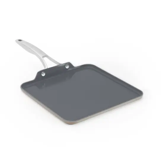 Calphalon Premier Ceramic Mushroom Square Griddle: Nonstick Anodized Aluminum, Oven & Dishwasher Safe, 10-Year Warranty image {6}