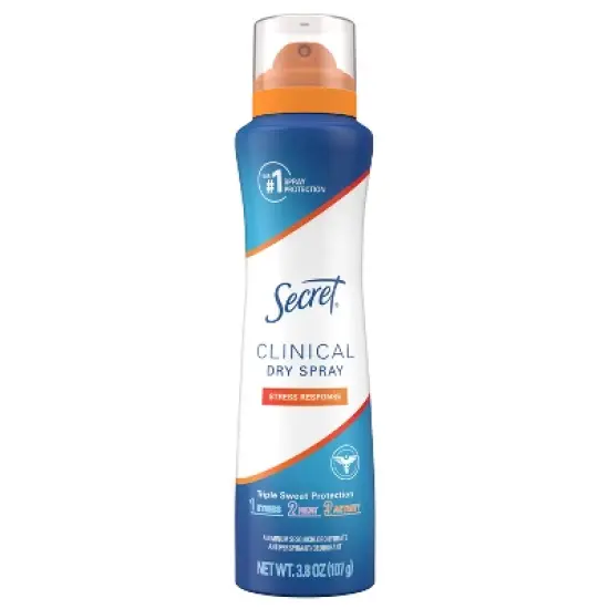 Secret Clinical Dry Spray Antiperspirant & Deodorant - Stress Response - 3.8oz image {11}