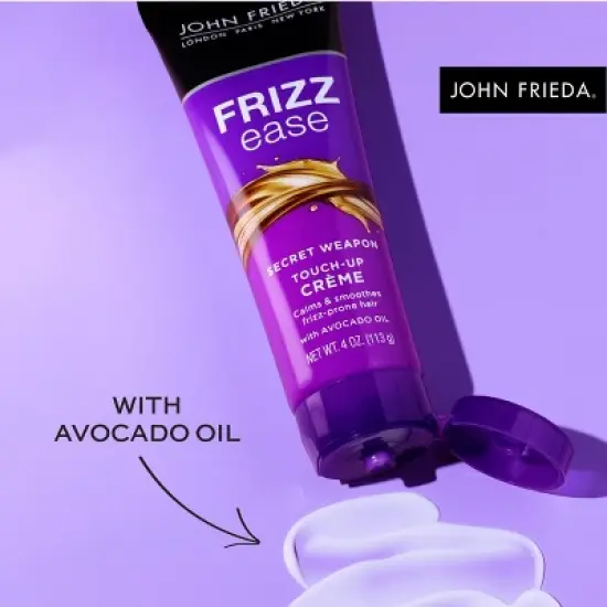 John Frieda Frizz Ease Secret Weapon Touch-Up Cr&egrave;me, Anti Frizz Styling, Calm Frizzy Hair Avocado Oil - 4oz image {4}