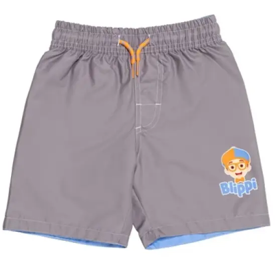 Blippi Cap Swim Trunks and Rash Guard 3 Piece Swimsuit Set Toddler  image {3}
