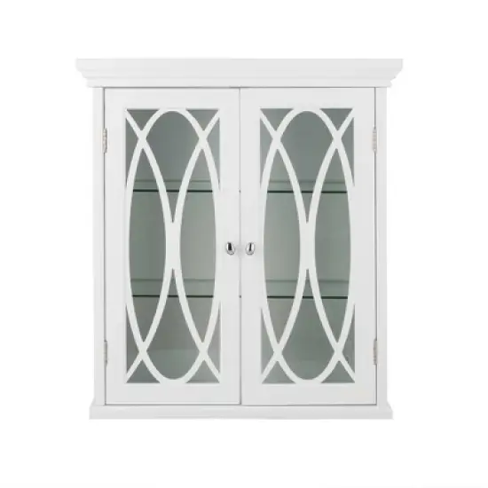 Florence Two Door Removable Wall Cabinet White - Teamson Home image {1}