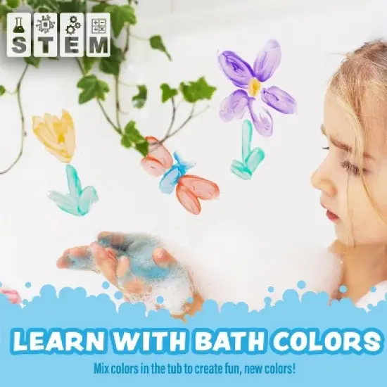 Tub Works&reg; Bath Paint Soap Bath Toy, Bold 6 Pack image {6}